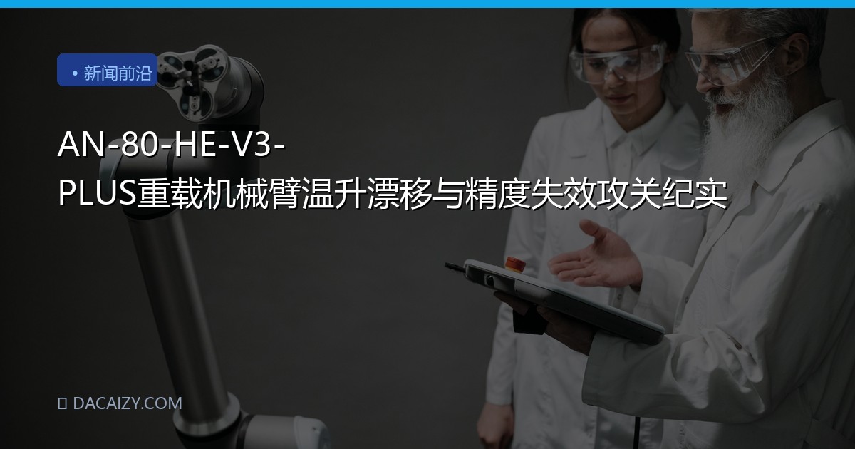 AN-80-HE-V3-PLUS重载机械臂温升漂移与精度失效攻关纪实