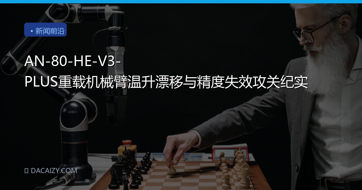 AN-80-HE-V3-PLUS重载机械臂温升漂移与精度失效攻关纪实
