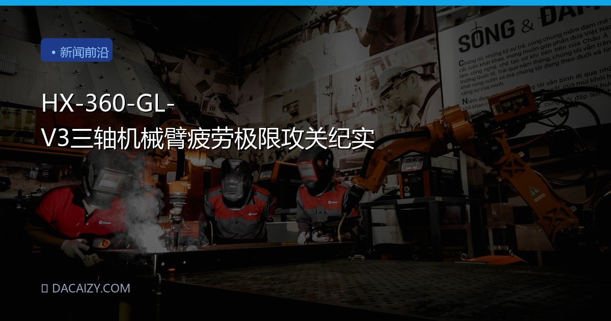 HX-360-GL-V3三轴机械臂疲劳极限攻关纪实